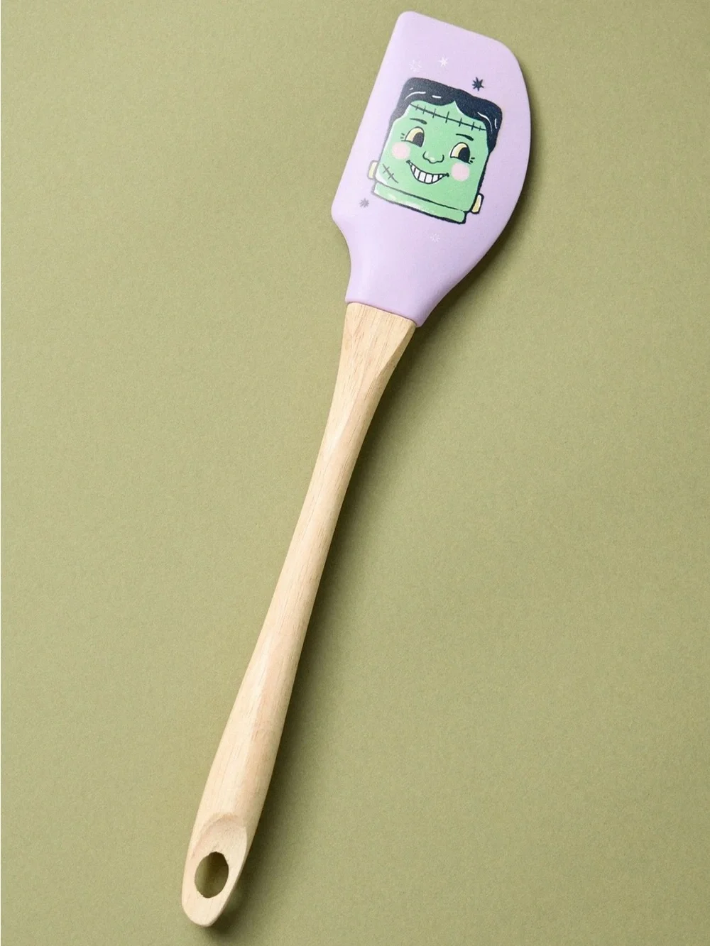 Anthropologie Halloween Spatula, Lavender, Frankenstein